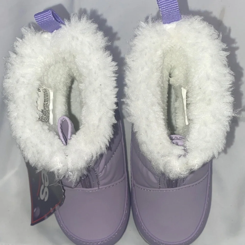Totes Toddler Girls Zippy Waterproof‎ Insulated Flat Heel Winter Boots